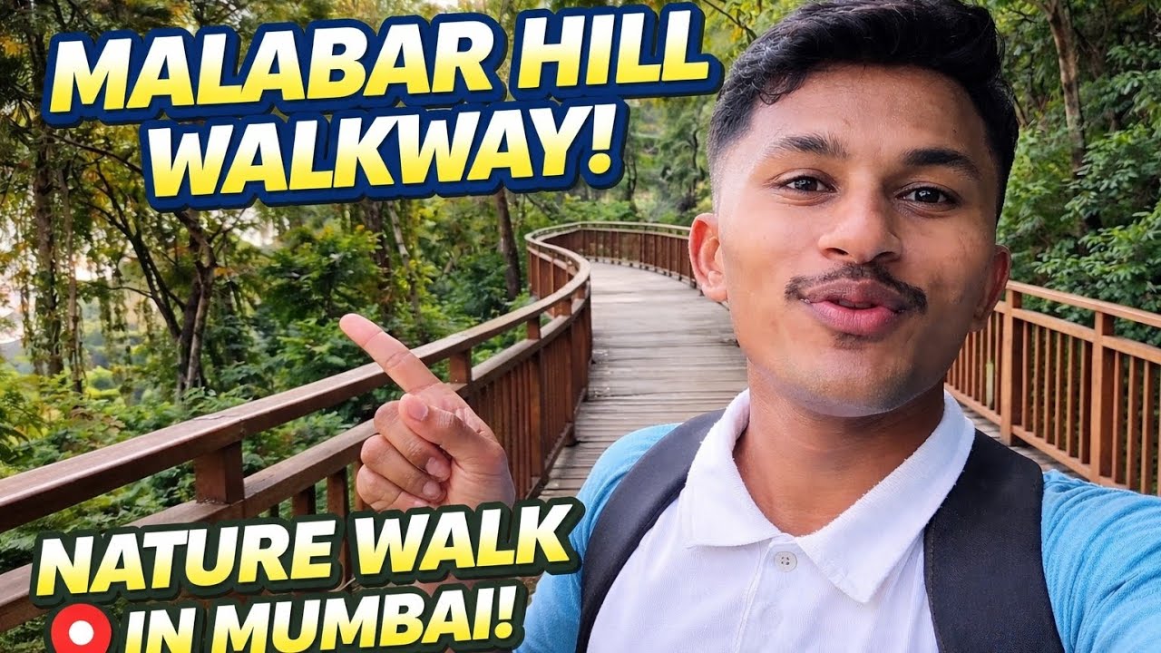Mumbai Malabar Hill Walkway 🌿 | मुंबईचा सुंदर निसर्ग वॉक | Mumbai Vlog