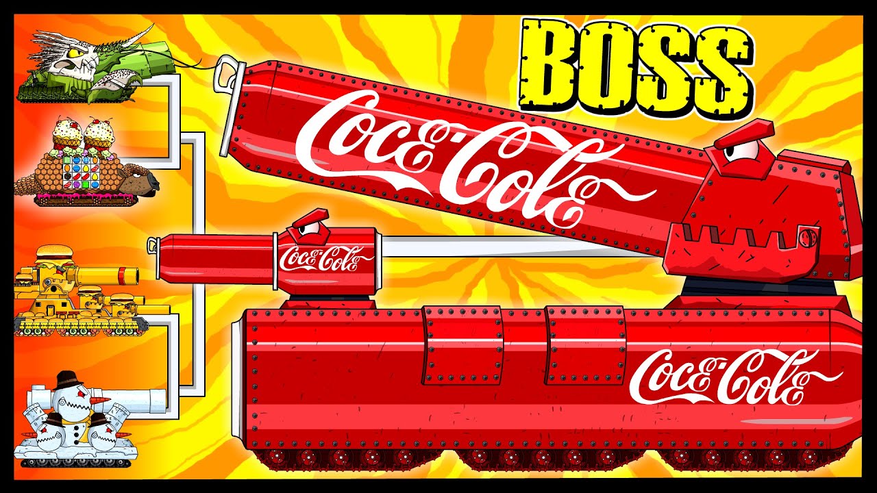 BRAND WAR : Coca Cola Tank | Arena Tank Cartoon | I&rsquo;M READY TO FIGHT!