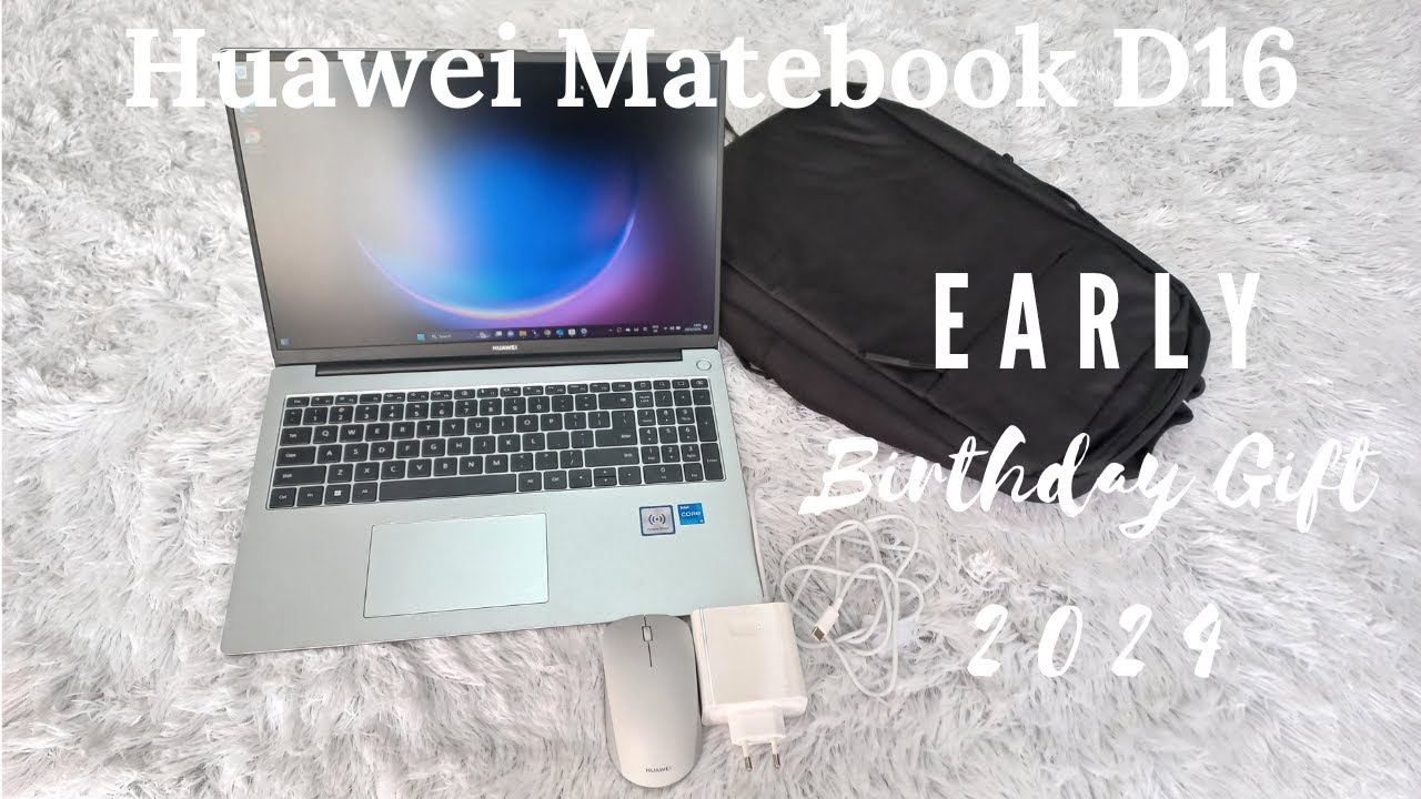 UNBOXING my NEW Huawei Matebook D16 12th GEN i5 2024 LAPTOP | SOUTH AFRICAN YOUTUBER