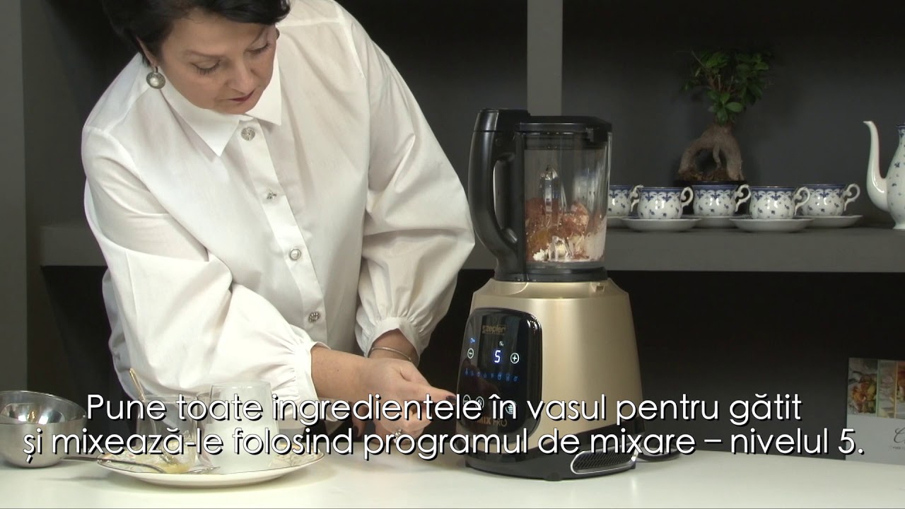 Desert cu banane și ciocolată la ArtmixPro blender by Zepter
