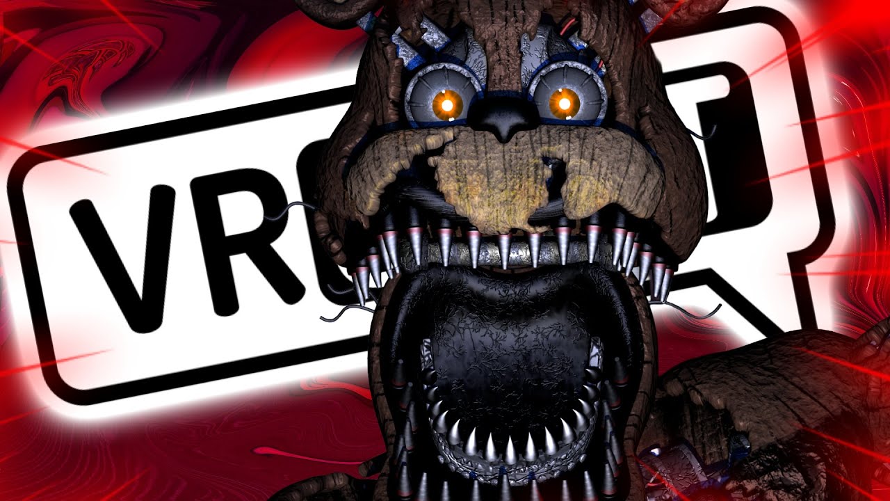 Реакция людей на игру Nightmare Freddy в VRChat