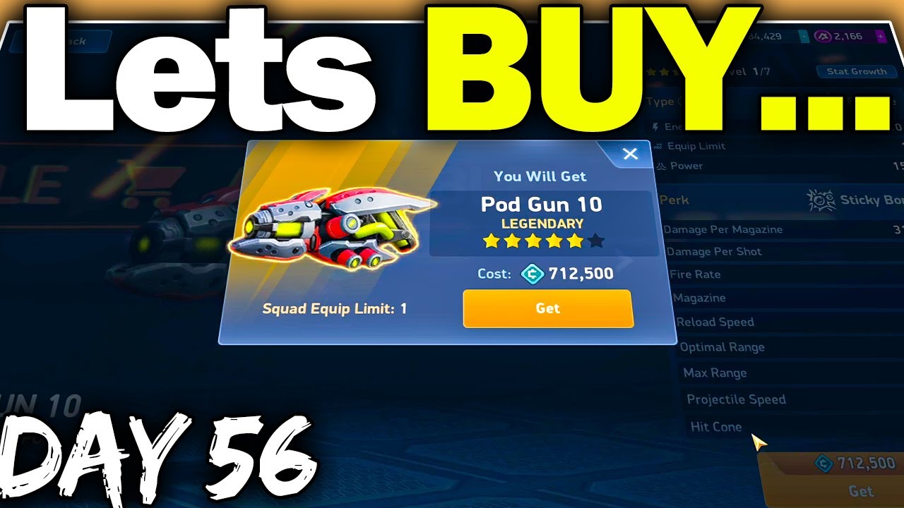 💥 Pod Gun 10 Unlocked! | New Powerful Weapon in Mech Arena F2P Series