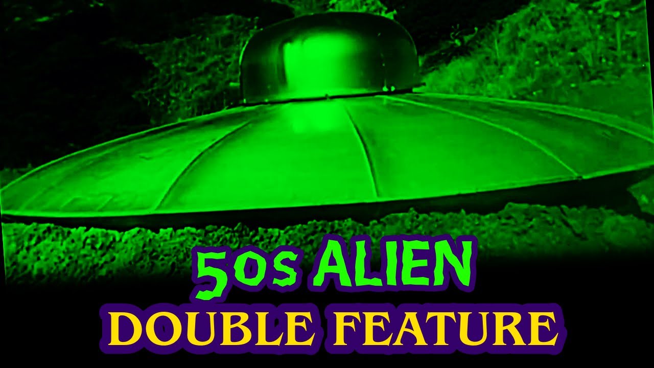 1950s ALIEN DOUBLE FEATURE⚡SATURDAY NIGHT SHOCKERS- Public Domain Horror Movies