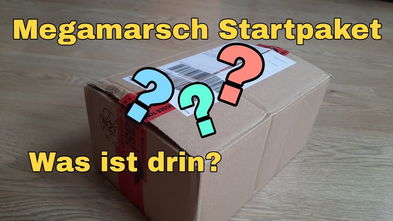 Das Megamarsch Startpaket ist da
