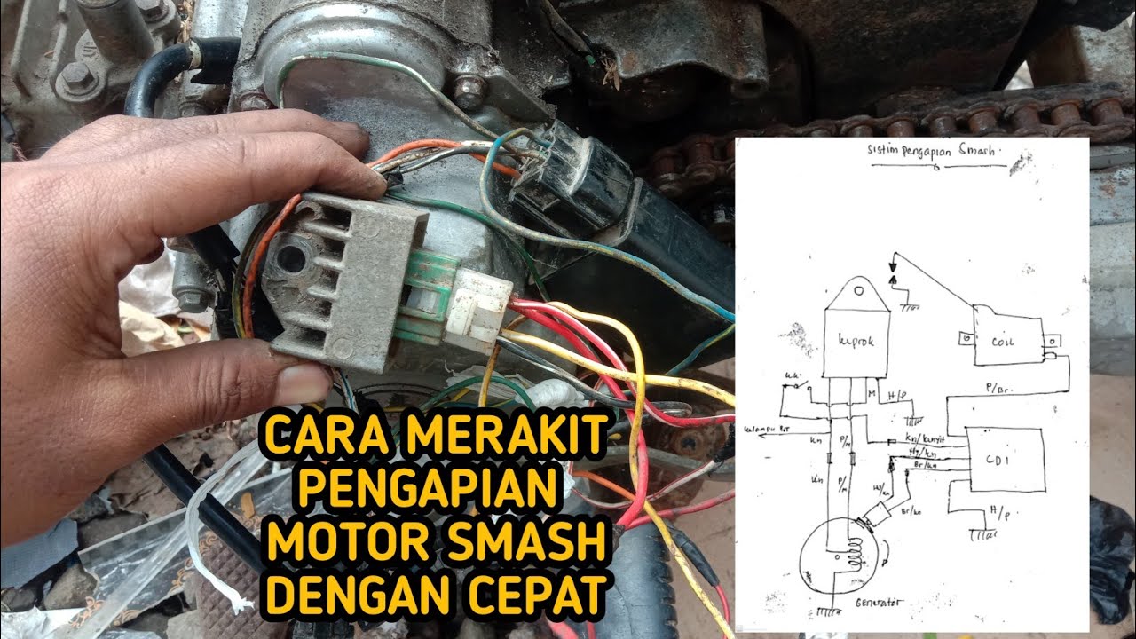 ( TUTORIAL LENGKAP )Cara Cek Jalur Kabel Pengapian Motor Suzuki Smash Dari Spul,CDi,Dan Kiprok