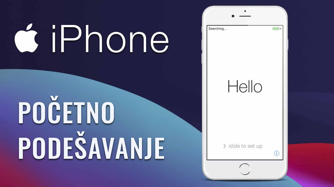 iPhone | POCETNO PODESAVANJE