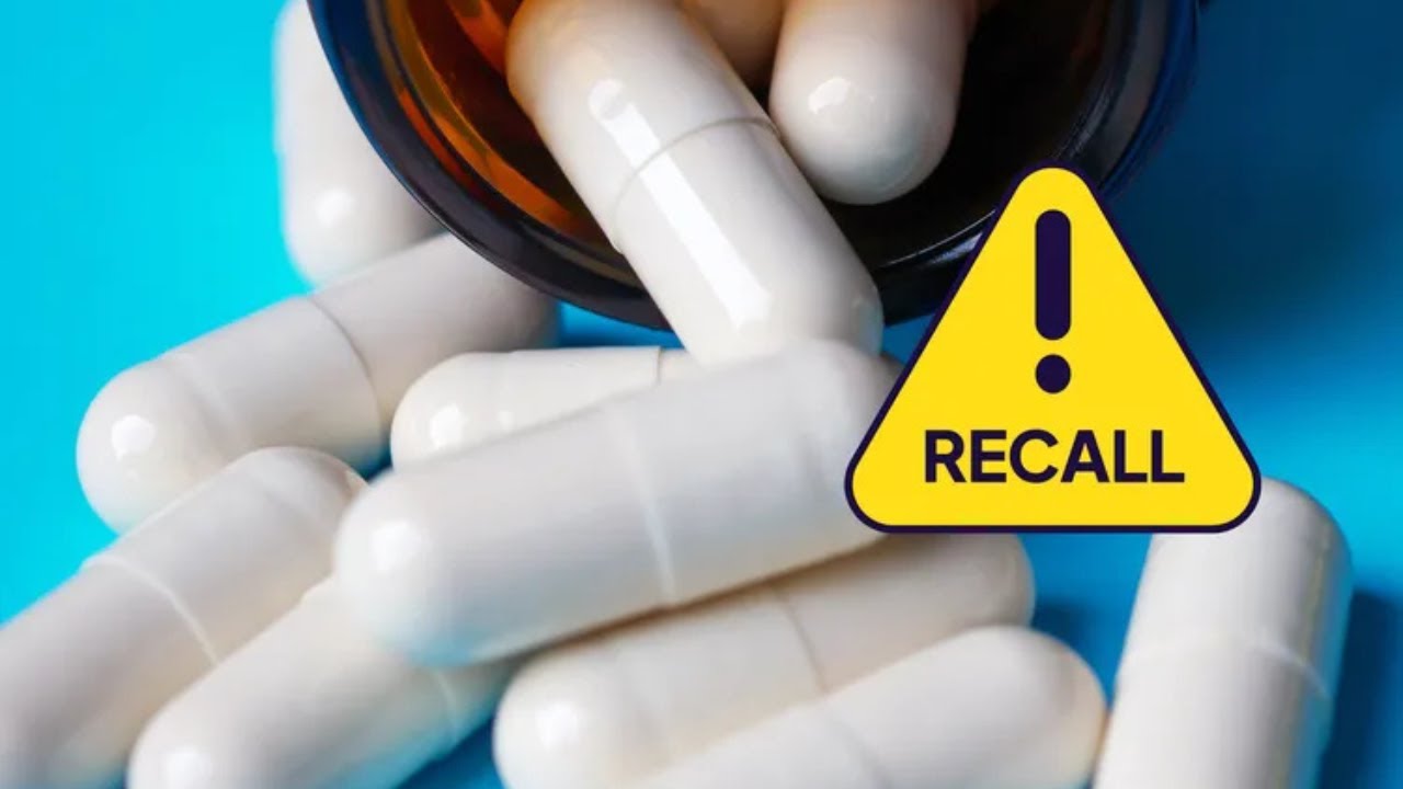 FDA Announces Nationwide Recall of Over 580,000 Bottles of Blood Pressure Medication !!