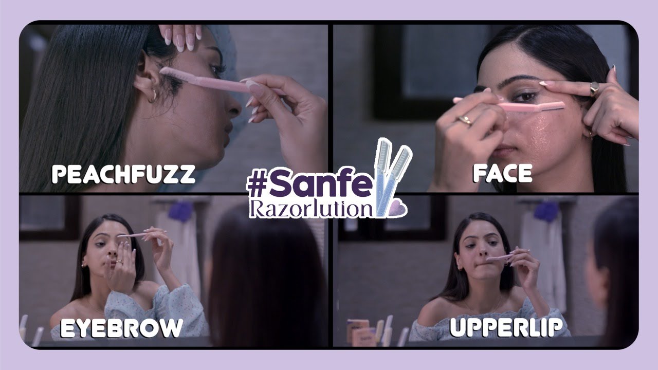 Sanfe Face Razors Women | Safe No Pain Facial Hair Removal |Facial Shaving Myths |