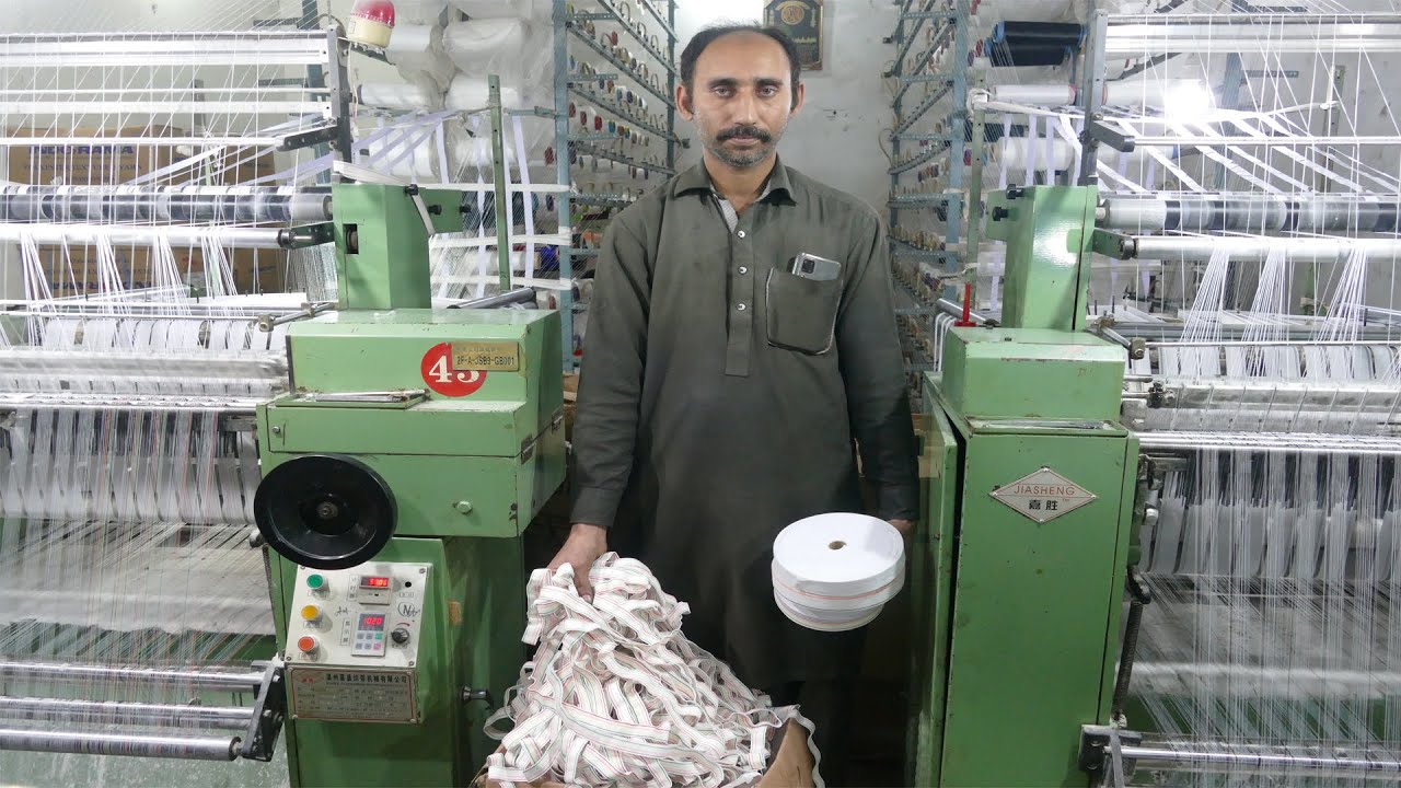 How Elastic is Made in The Factory | Elastic Making Factory