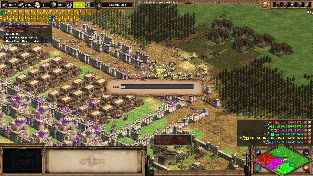 PERSIANS with Happy & pxj140 vs syq355 THE SCORPION KING & Chinese | DM MICHI
