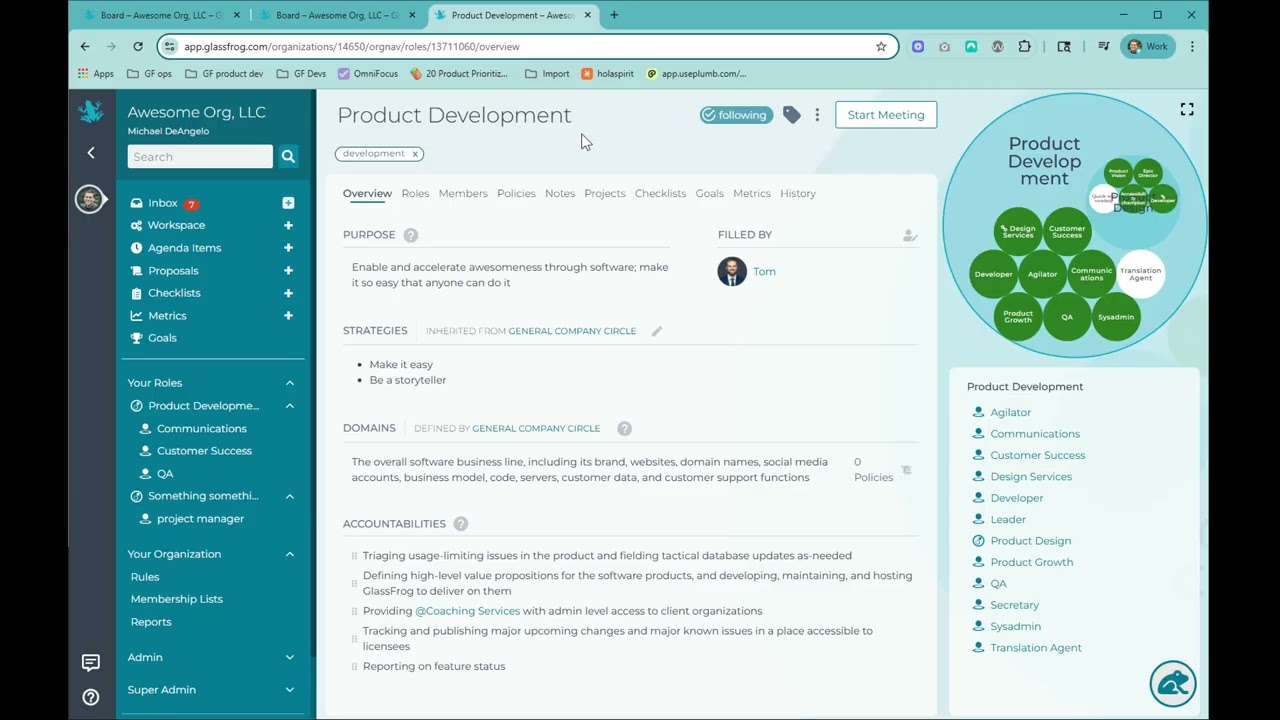 Learning to Use GlassFrog - Navigation Overview