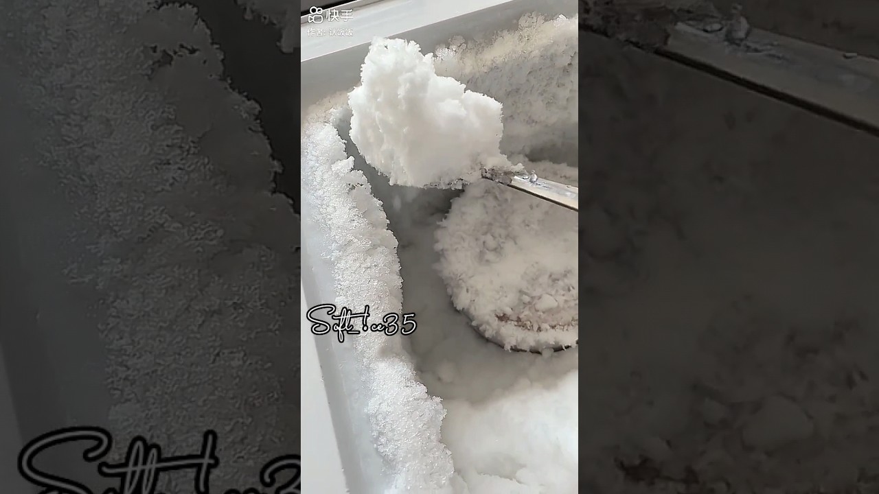 FROST SCRAPING & EATING 🥶 