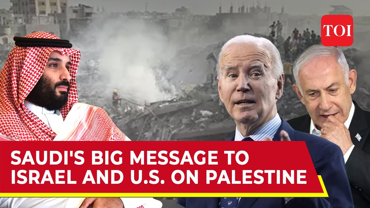 Saudi MBS' Big Declaration On Palestine; Riyadh's Firm Message To Israel & U.S. Amid Gaza War