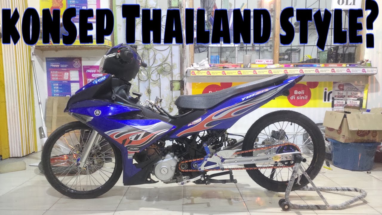 Ganti velg jari jari mx king Thailand style