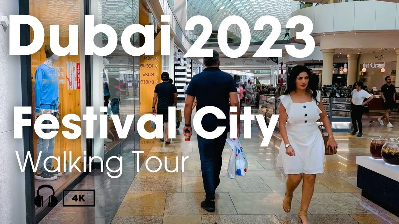 Dubai 🇦🇪 Festival City Mall [4k] Walking Tour