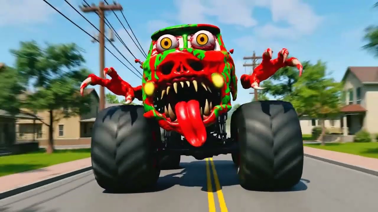Epic Escape! McQueen vs Zombie Pizza Trucks – BeamNG.drive  #15