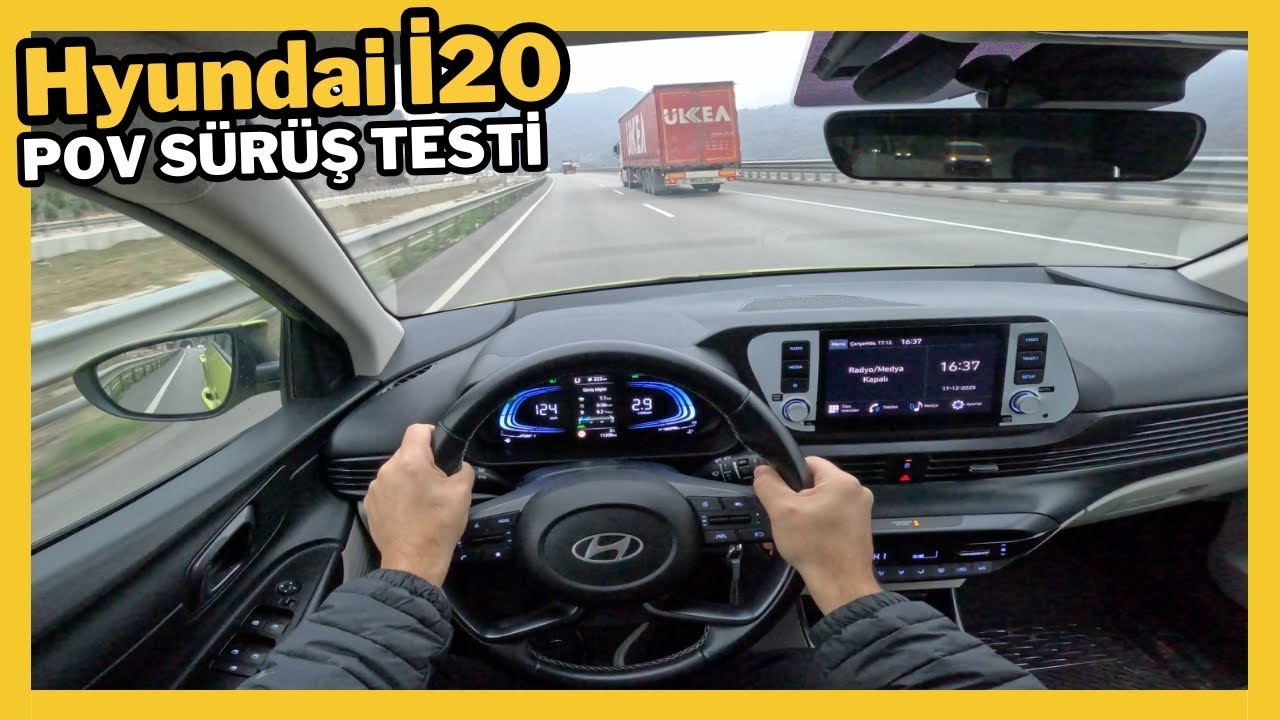 Hyundai İ20 Style Paket [1.4cc - 100HP] 0-100 POV Sürüş Testi