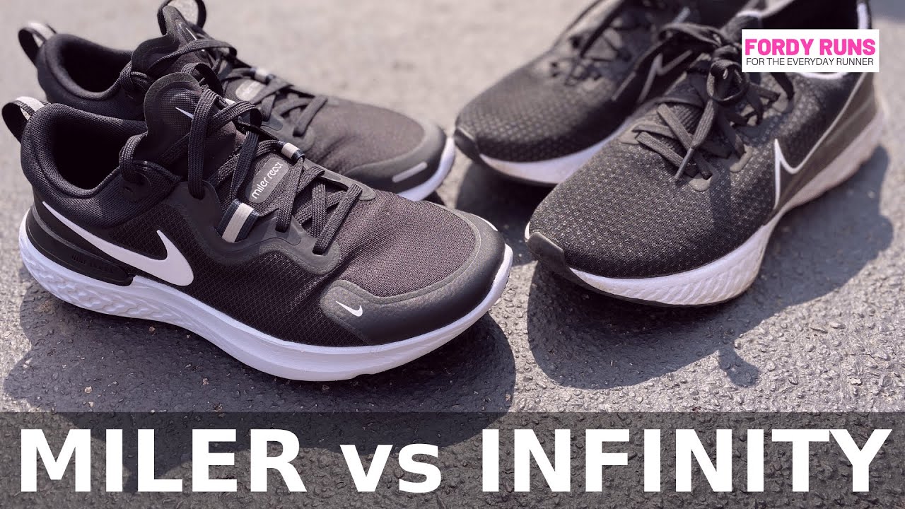 Nike React Miler vs Nike Epic React Infinity Run