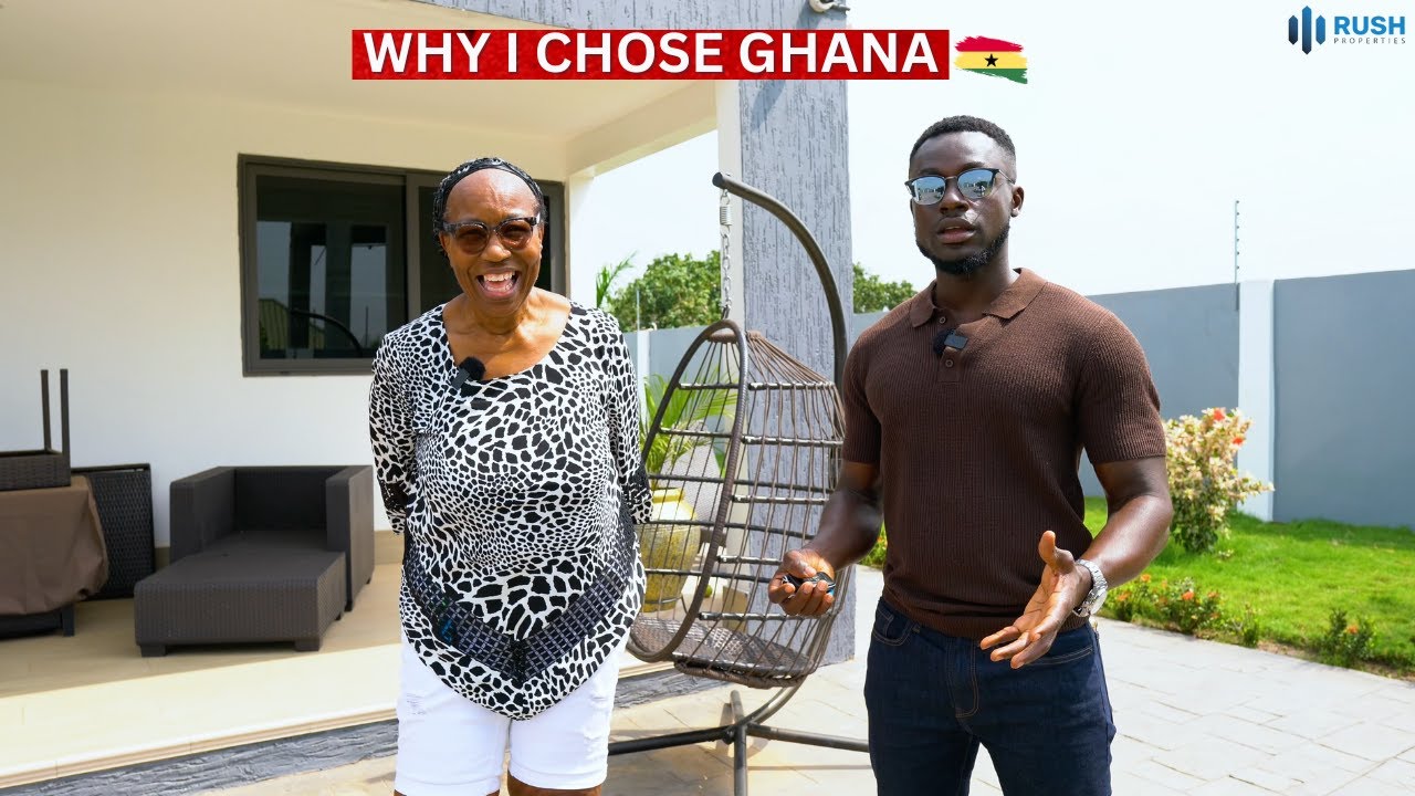 Caribbean American Moves Into Her Newly Built House In Ghana
