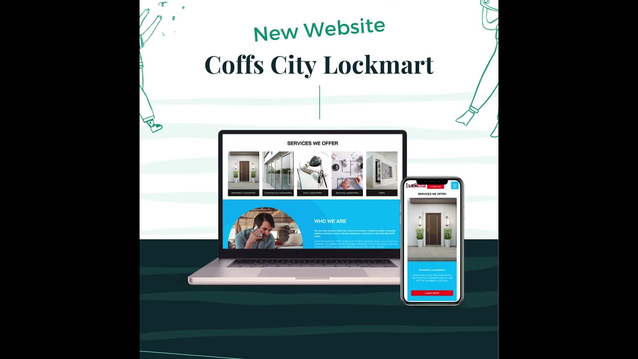 Website Launch Coffs City Lockmart #netstripes #newwebsite #coffscitylockmart