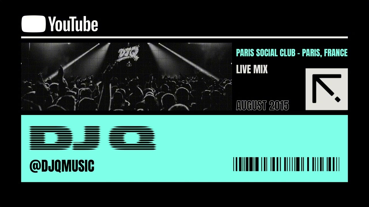 DJ Q Live @ Paris Social Club, France August 2015 UK Garage Bassline Jackin House Bass House Grime