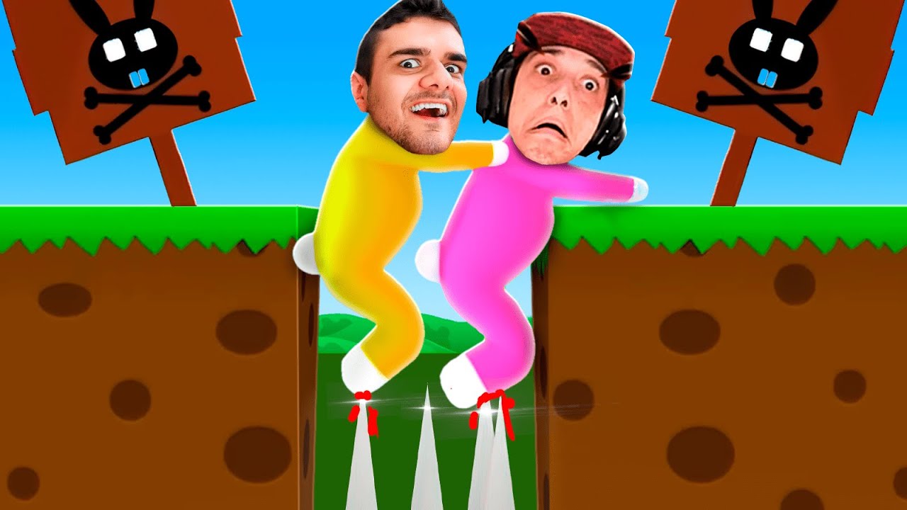 ESSE JOGO VAI FAZER EU QUEBRAR MAIS UM TECLADO! - Super Bunny Man c/ Spok Gameplays Engraçadas