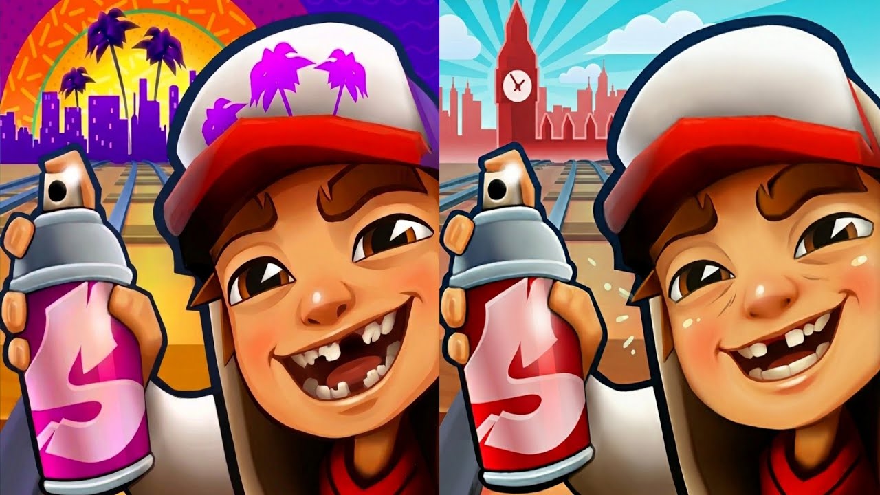 Subway Surfers : Venice Beach 2021 🆚 London 2026 Map Comparison 