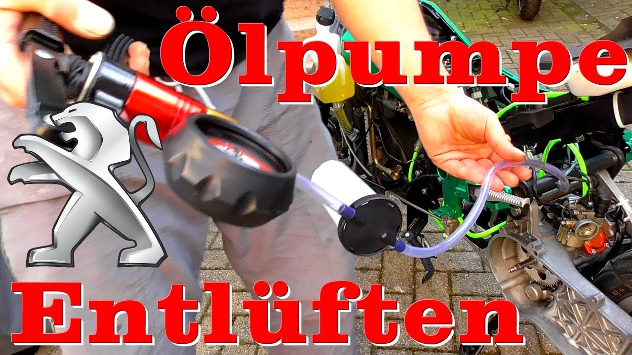 Ölpumpe entlüften Peugeot #16 Jetforce Projekt 2017