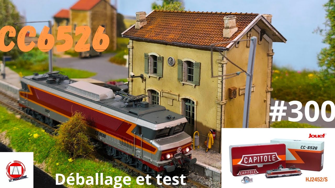 #300 CC6526 Capitole jouef coffret anniversaire HO train miniature électrique modélisme ferroviaire