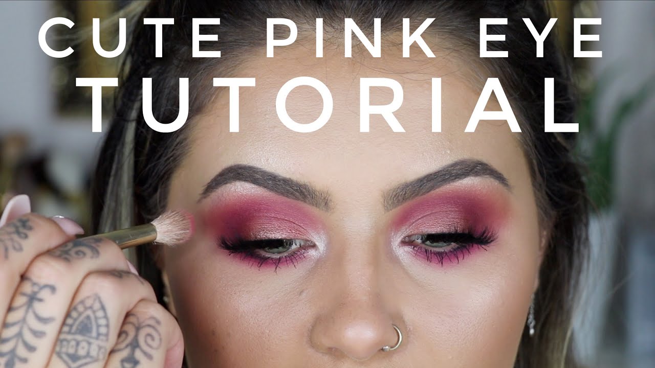 PINK EYE (THE CUTE KIND)  MAKEUP TUTORIAL | JAMIE GENEVIEVE