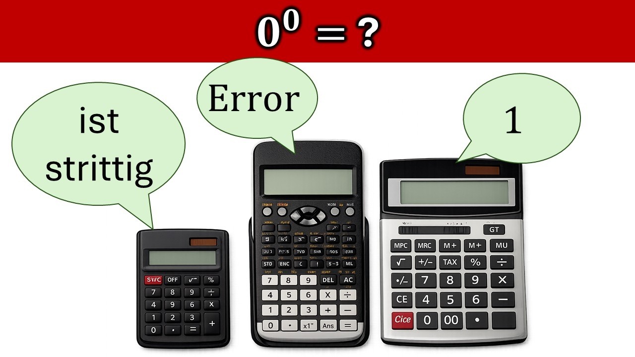 Was ist null hoch null? Mathelehrer hassen diese Frage