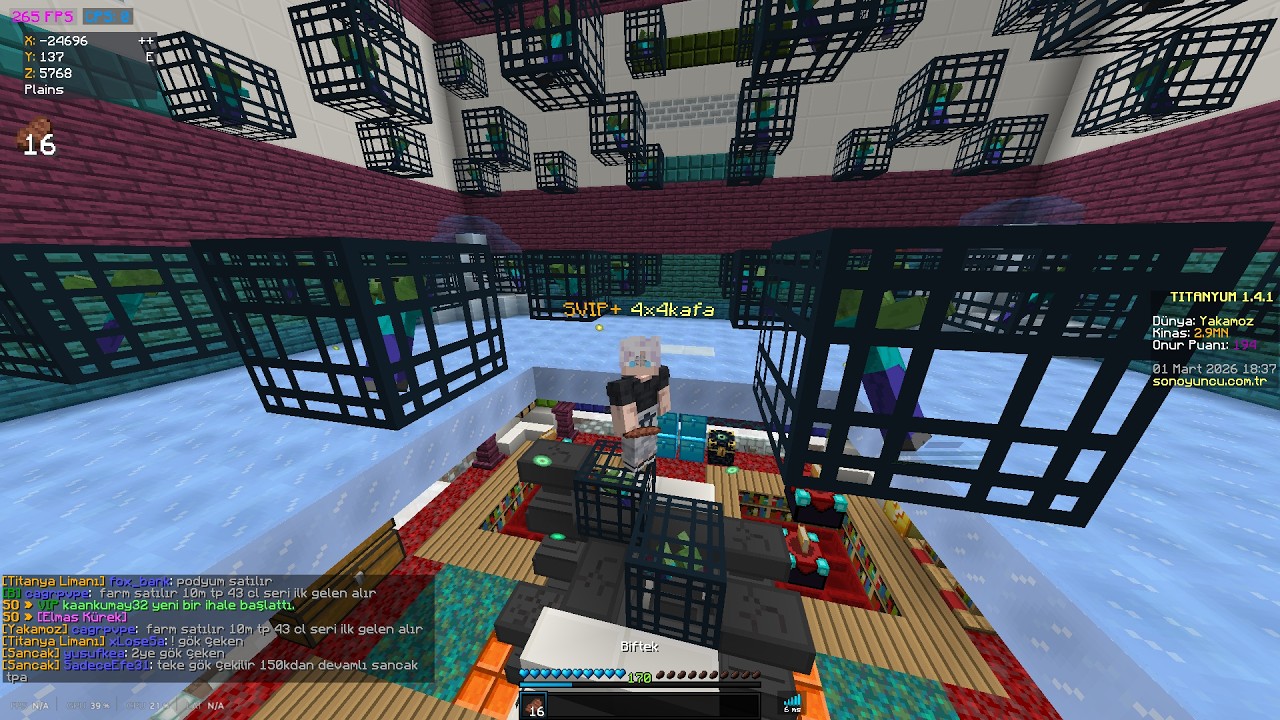 SonOyuncu SkyBlock Nether PvP #9 #sonoyuncu #skyblock