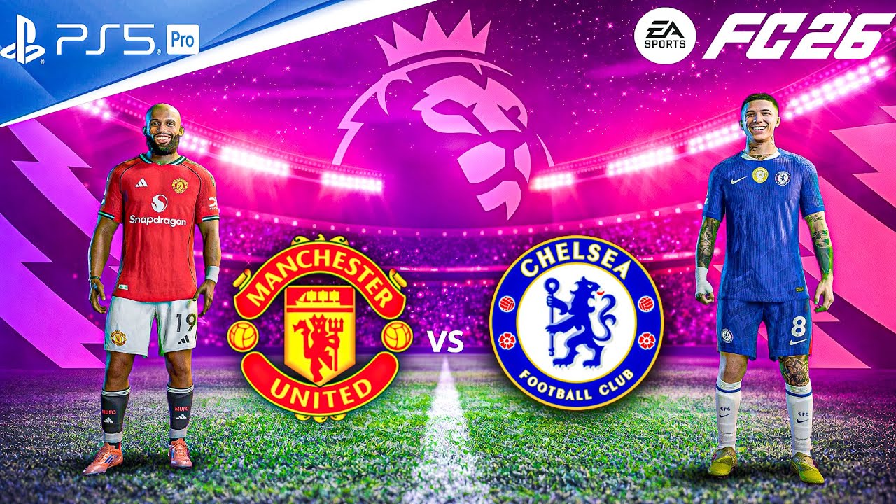 FC 26 - Manchester United vs Chelsea | Premier League 25/26 Gameplay PS5 Pro | 4K60
