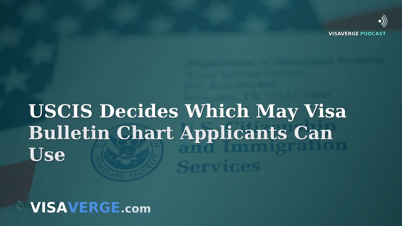 May 2026 Visa Bulletin: Which Chart Will USCIS Accept &mdash; Filing Dates or Final Action?