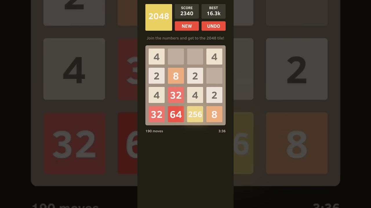 2048 game