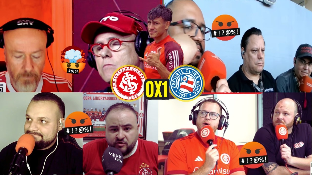 REAÇÕES DOS COLORADOS REVOLTADOS COM DERROTA DE 1 A 0 PRO BAHIA EM CASA - BRASILEIRÃO 2026