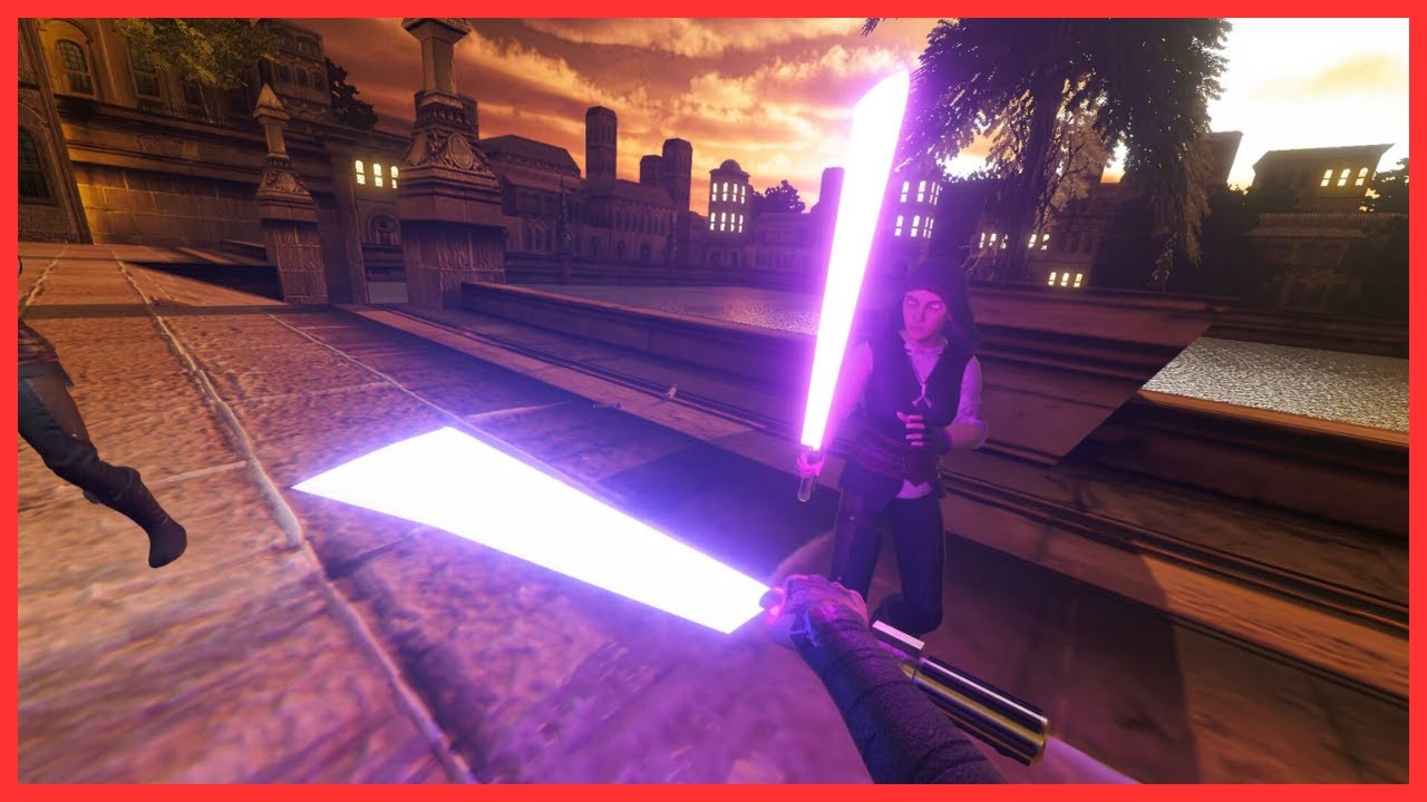 Blade And Sorcery VR: Intense Outer Rim 1 vs 6 Jedi Lightsaber Battles on Naboo (Full Speed)