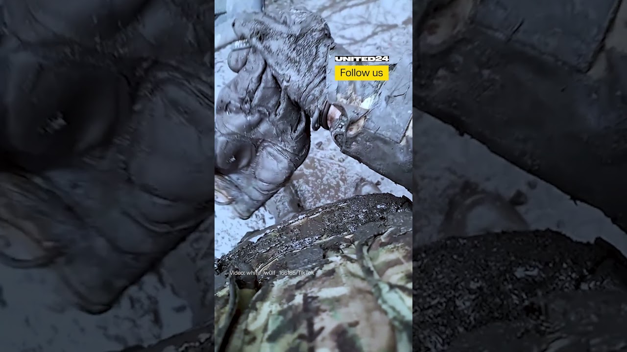 Harsh Winter Conditions on the Ukrainian Frontline #warinukraine