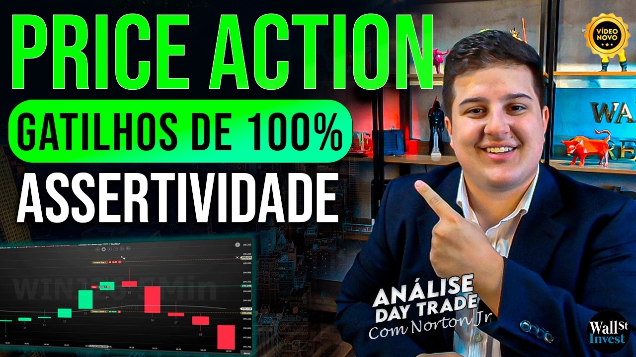 NOVO SETUP PRICE ACTION 100% DE ASSERTIVIDADE | GATILHOS DAY TRADE