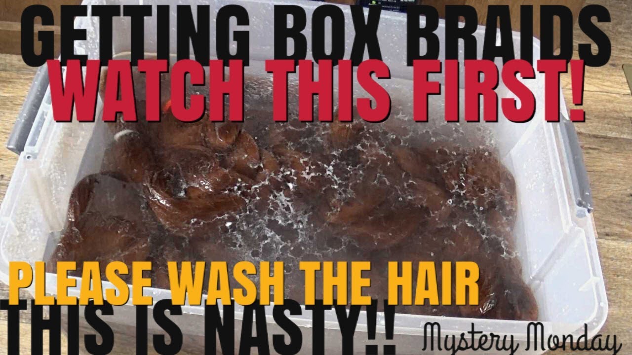 VINEGAR RINSING ON KANEKALON BRAIDING HAIR- PREP FOR BOX BRAIDS