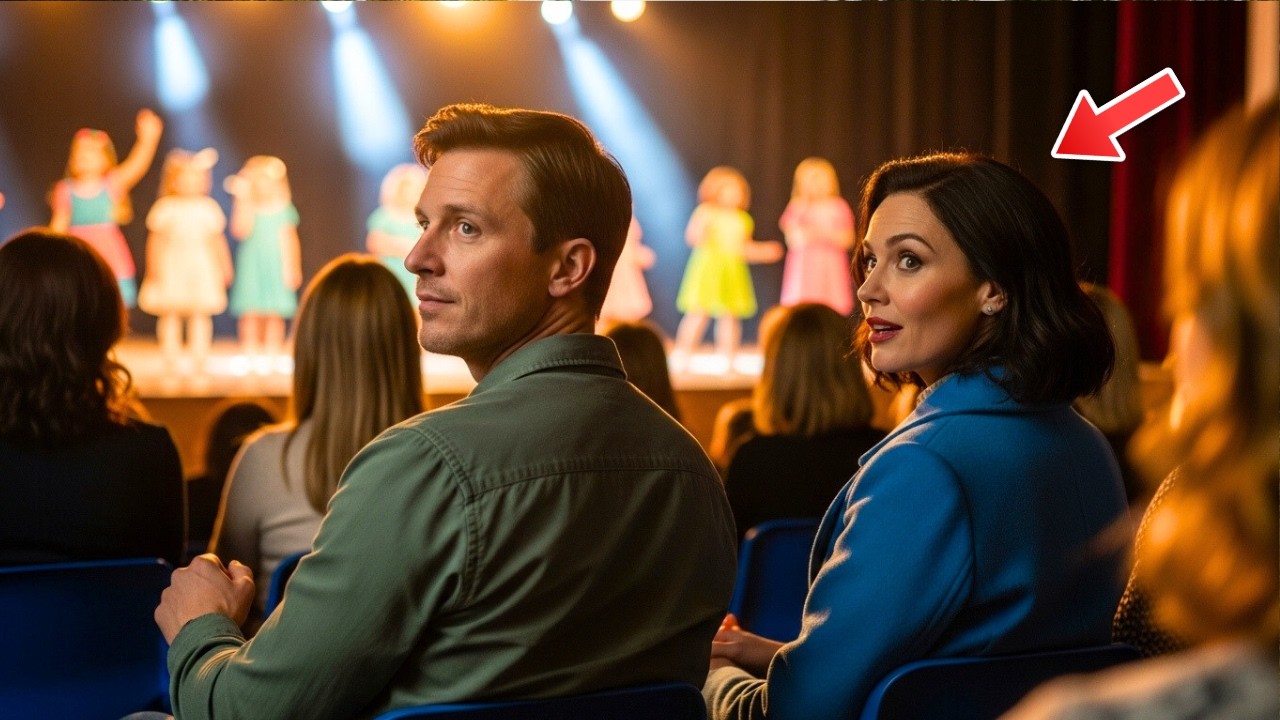 พ่อเลี้ยงเดี่ยวนั่งลำพังในงานแสดงของโรงเรียน — หญิงมหาเศรษฐีแถวหน้าเป็นคนสังเกตเห็น