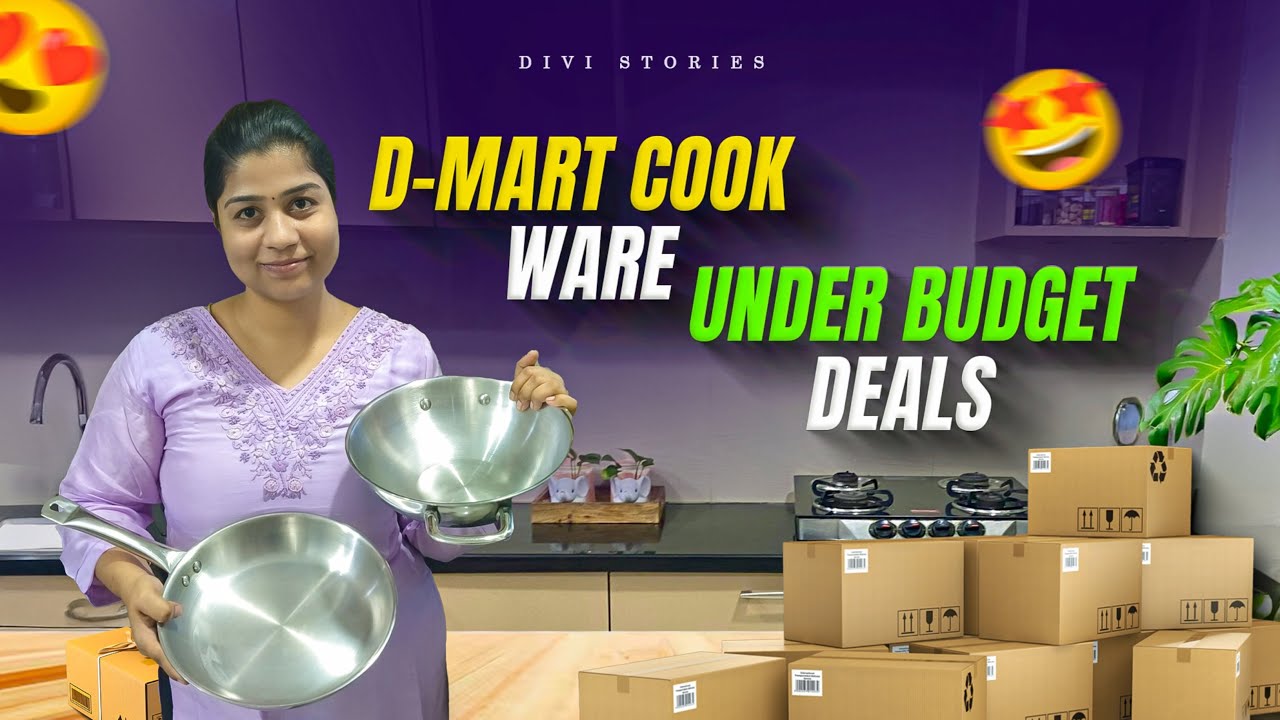 D mart cook ware | steel triply under budget | daily vlog | dosa tava iron review