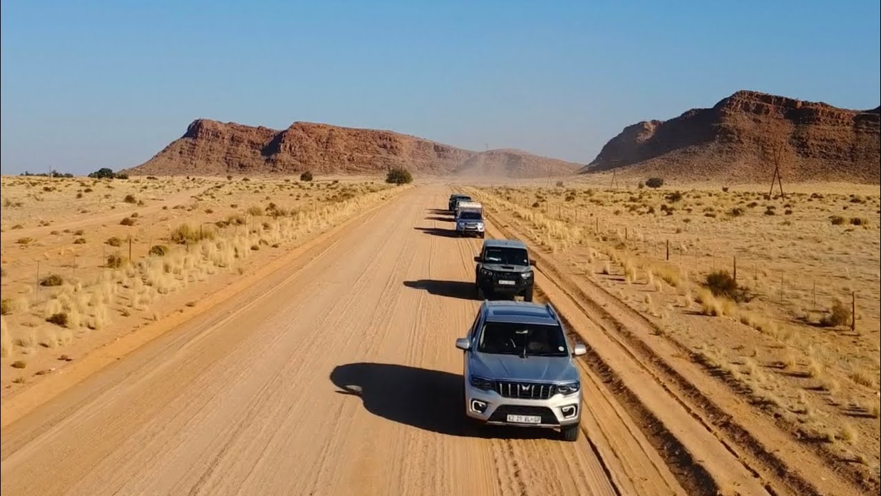Mahindra Scorpio-N с легкостью преодолевает эко-трассу Namakwa 4x4