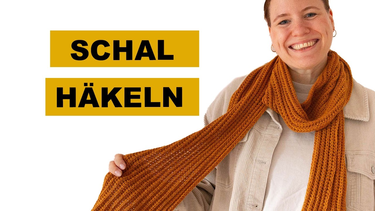Einfachen Schal häkeln