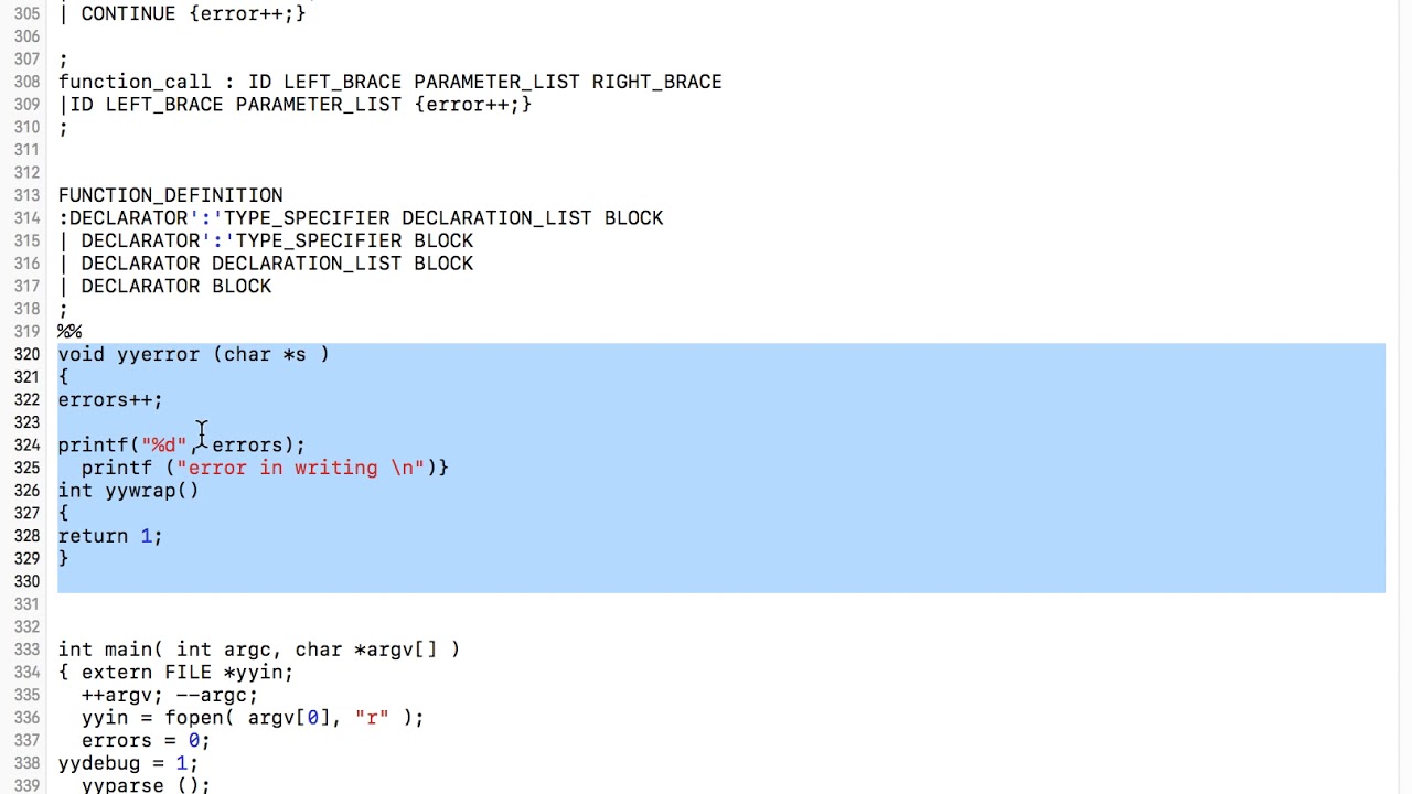 Compiler Design (المترجمات) | Flex & Bison Overview