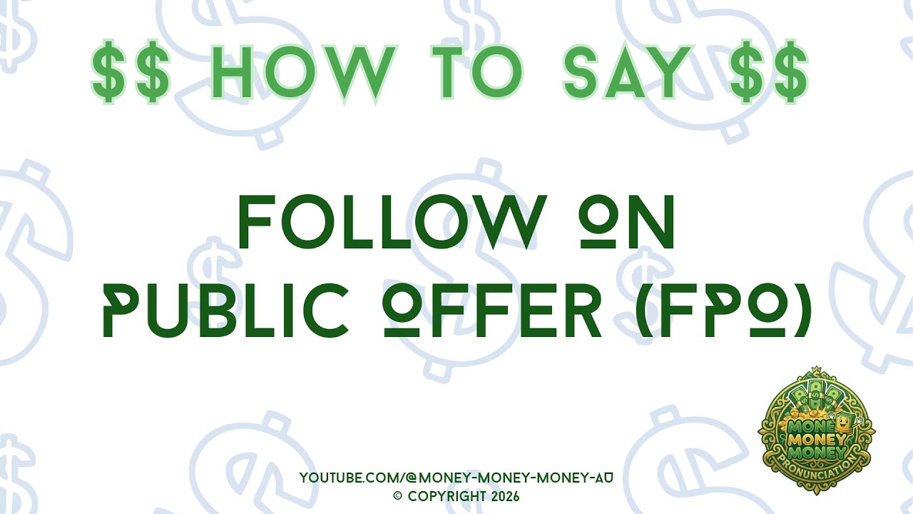 📈 💰 What Is Follow On Public Offer (FPO)? (EXPLAINED) | Money Money Money