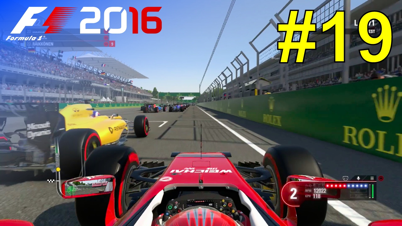 F1 2016 - Let's Make Kimi World Champion Again #19 - 100% Race 'Mexico'
