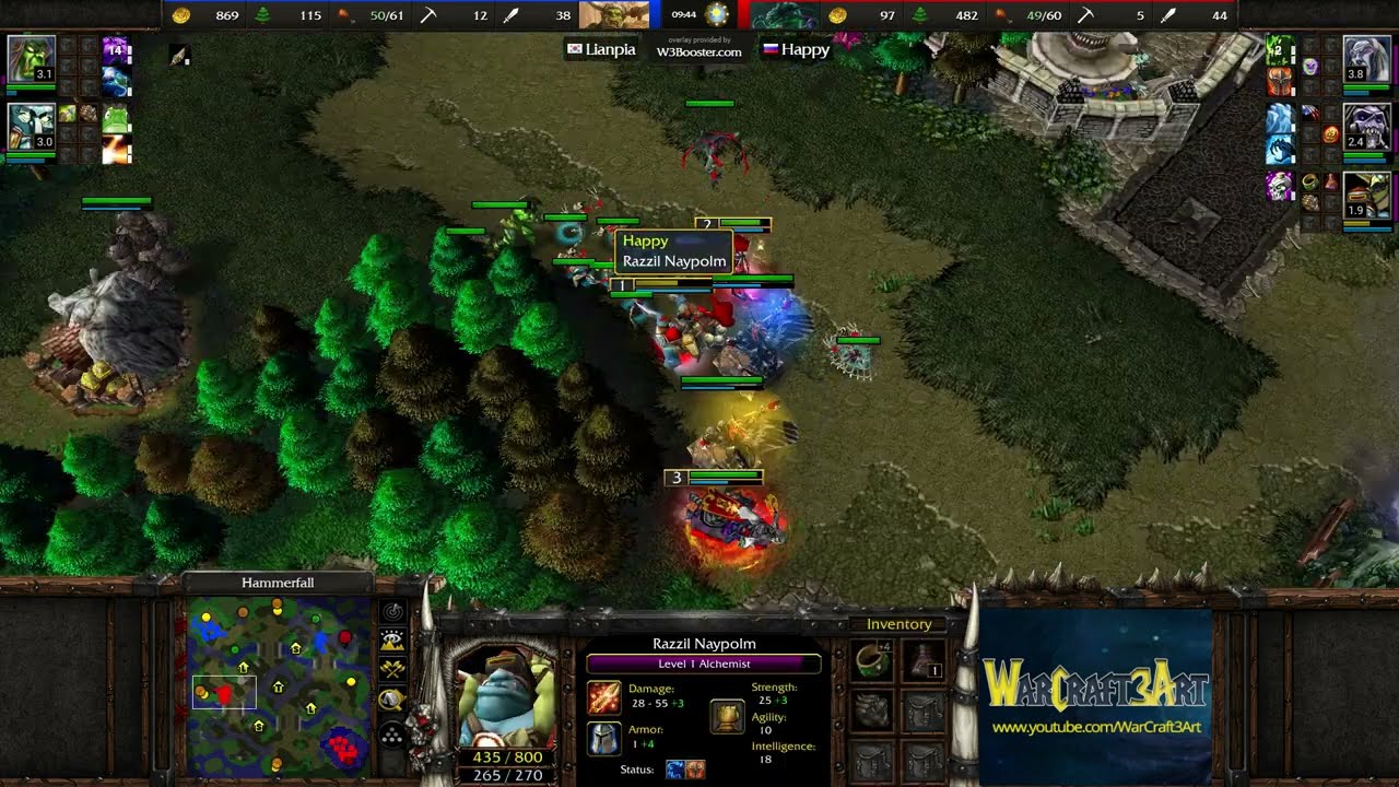 Happy(UD) vs Lyn(ORC) - Warcraft 3: Classic - RN7652