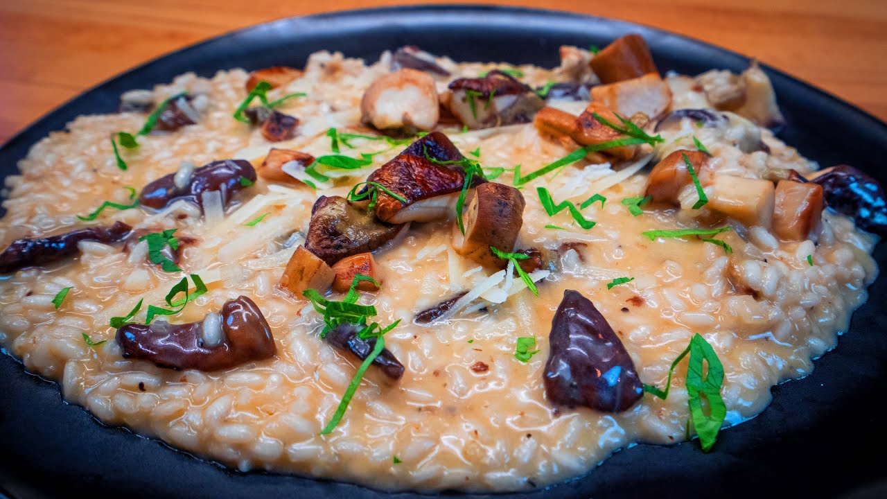Risotto mit Steinpilzen und Parmesan | Steinpilzrisotto Rezeptvideo by Bernd Zehner