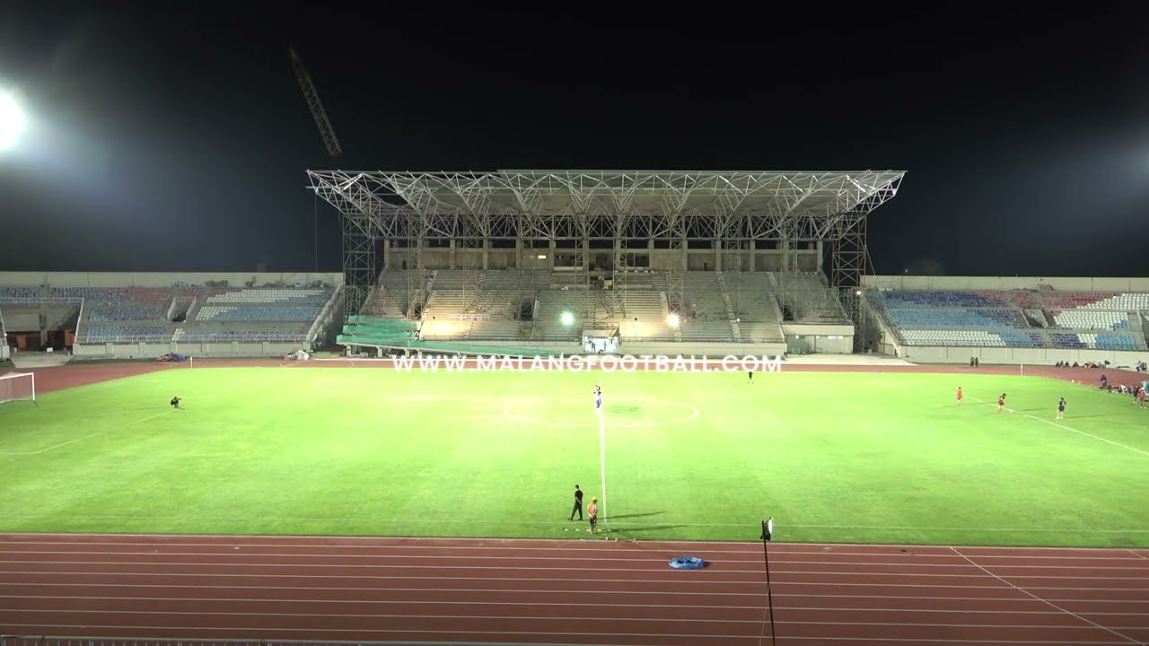 UJI COBA LAPANGAN | KONDISI STADION KANJURUHAN KEPANJEN SAAT MALAM HARI